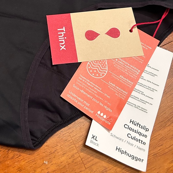 THINX PeriodPanties Moderate Flow XL - Picture 3 of 4